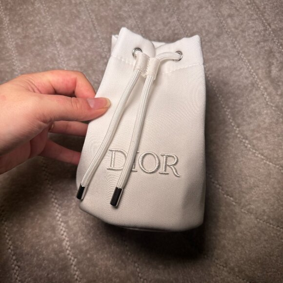Dior Mini Canvas Drawstring Pouch - Picture 2 of 4